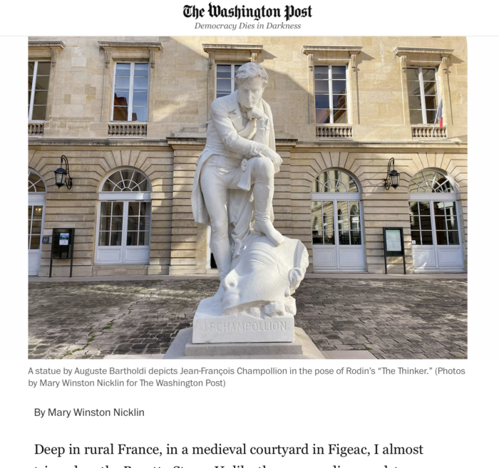 France fetes the man who cracked the code of the Rosetta Stone
