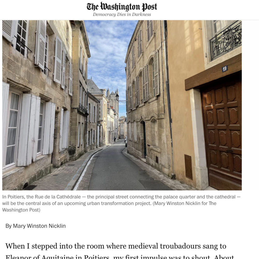 In the French city of Poitiers, Eleanor of Aquitaine’s influence is everywhere
