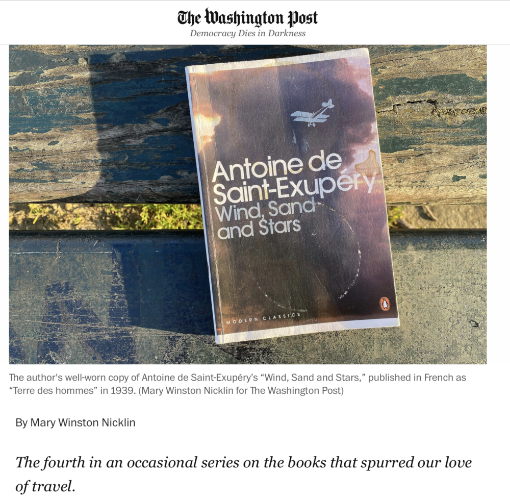 Taking to the skies in Antoine de Saint-Exupéry’s ‘Wind, Sand and Stars’